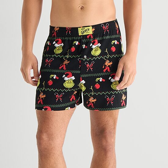 Mens Grinch Boxers Mf26bx255