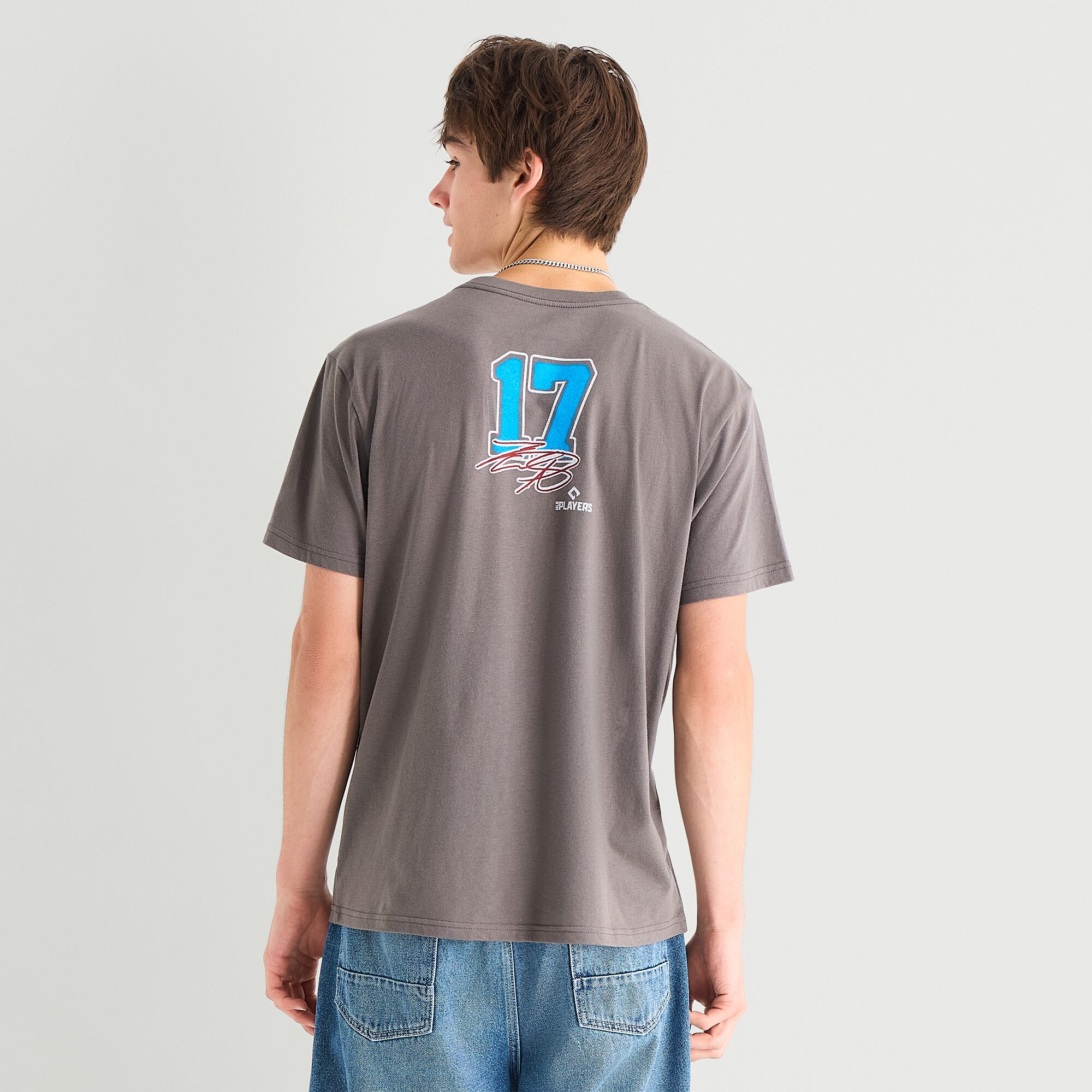 Ohtani Mens Crew Neck Short Sleeve Regular Fit Graphic T-Shirt