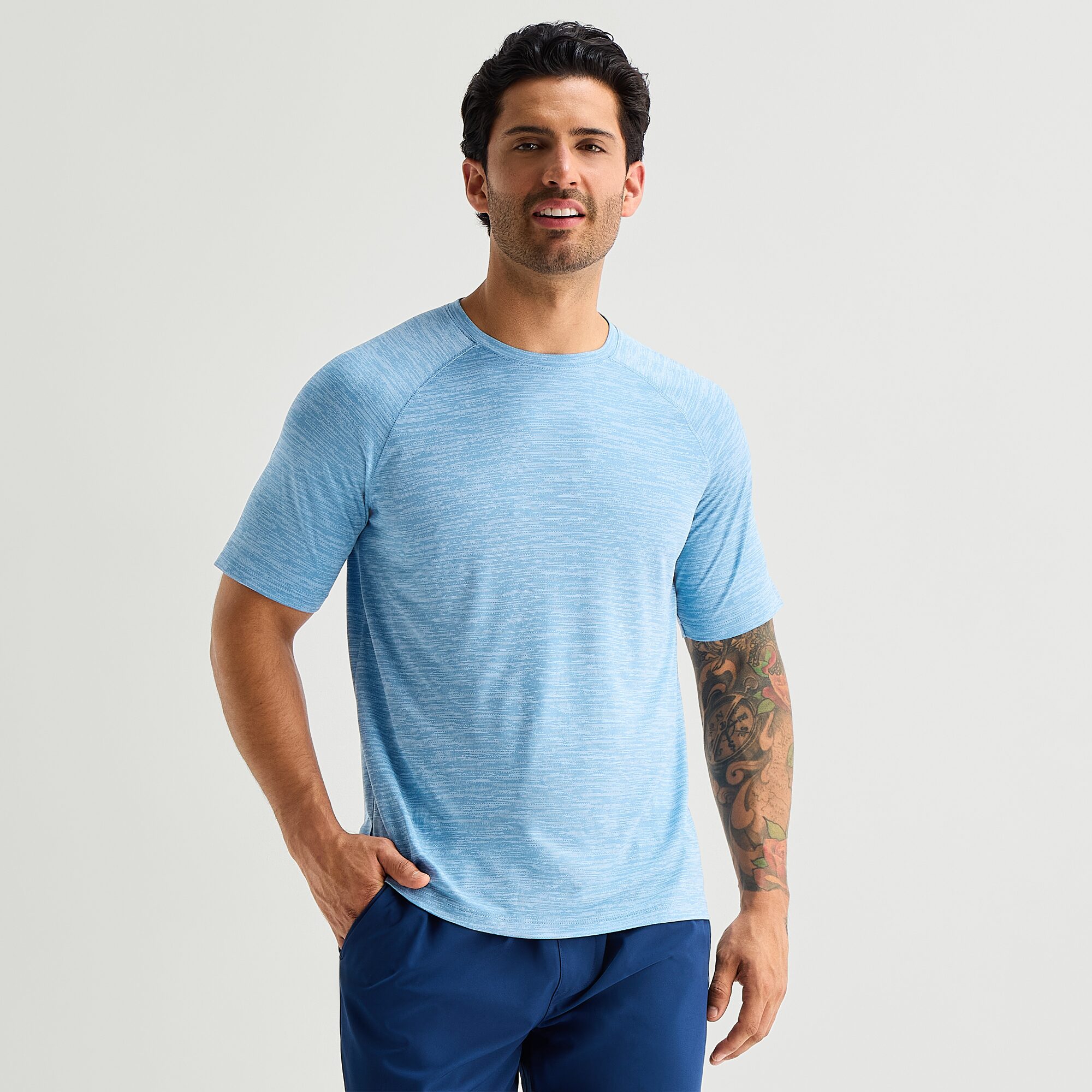 Xersion EverAir® Mens Crew Neck Short Sleeve Quick Dry Active T-Shirt