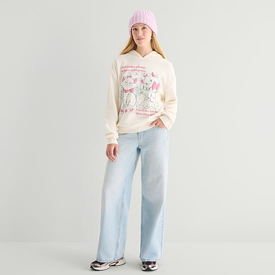 Womens Juniors Long Sleeve The Aristocats Hoodie