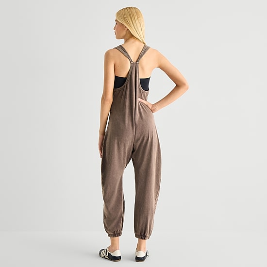Arizona Sleeveless Womens Overalls Juniors