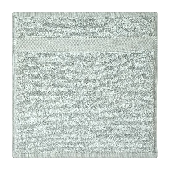 Better Trends Splash 100% Cotton 18-pc Washcloth Set, Zero Twist Quick Dry Solid Bathroom Towel