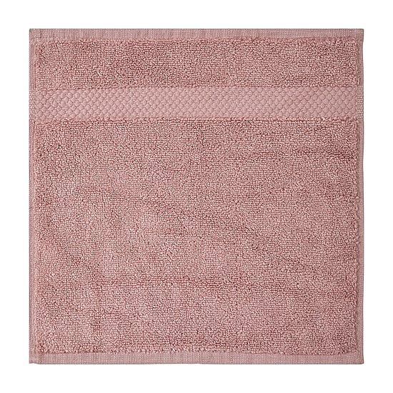 Better Trends Splash 100% Cotton 10-pc Washcloth Set, Zero Twist Quick Dry Solid Bathroom Towel