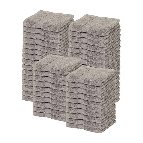 Better Trends Splash 100% Cotton 50-pc Washcloth Set In Beige