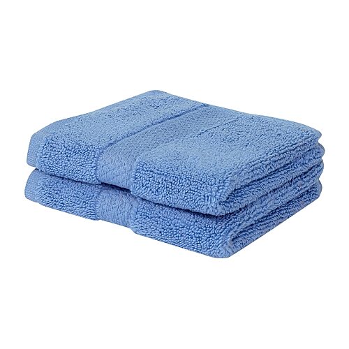 Better Trends Splash 100% Cotton 2-pc Washcloth Set In Blue