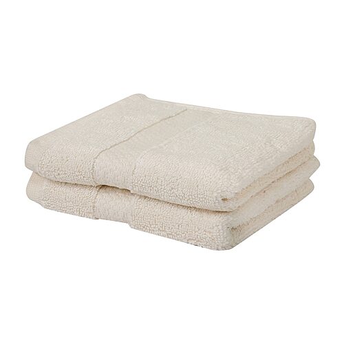 Better Trends Splash 100% Cotton 2-pc Washcloth Set In Beige