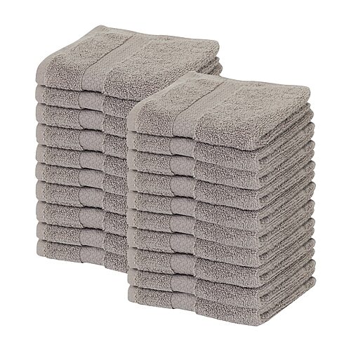 Better Trends Splash 100% Cotton 20-pc Washcloth Set In Beige
