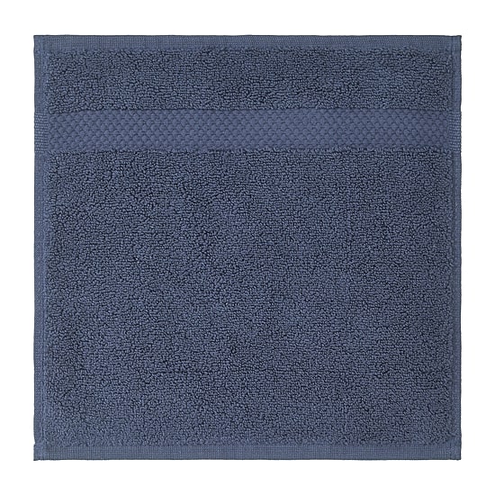 Better Trends Splash 100% Cotton 50-pc Washcloth Set, Zero Twist Quick Dry Solid Bathroom Towel