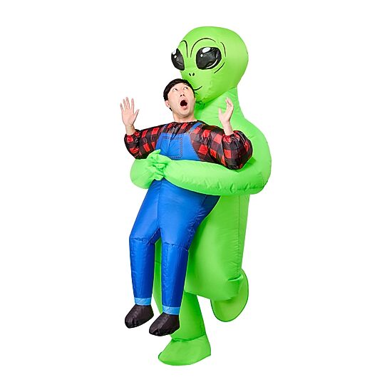 Unisex Adult Alien Abduction Inflatable 2-pc. Costume