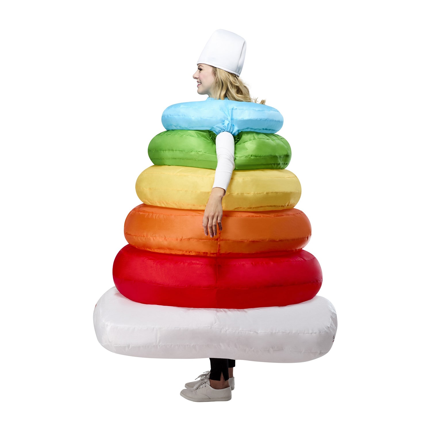 Unisex Adult Fisher Price Rock-A-Stack Inflatable 3-pc. Costume