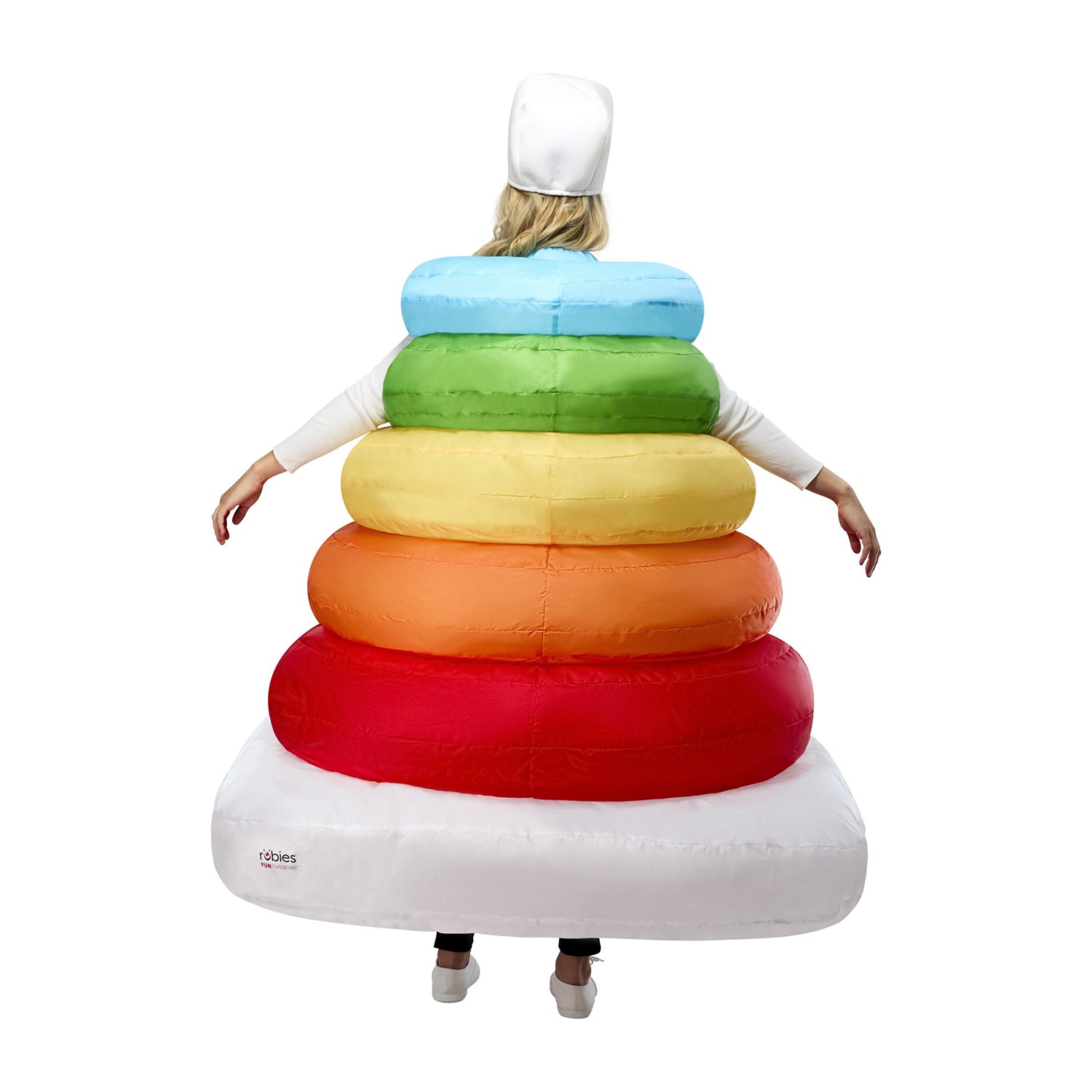 Unisex Adult Fisher Price Rock-A-Stack Inflatable 3-pc. Costume