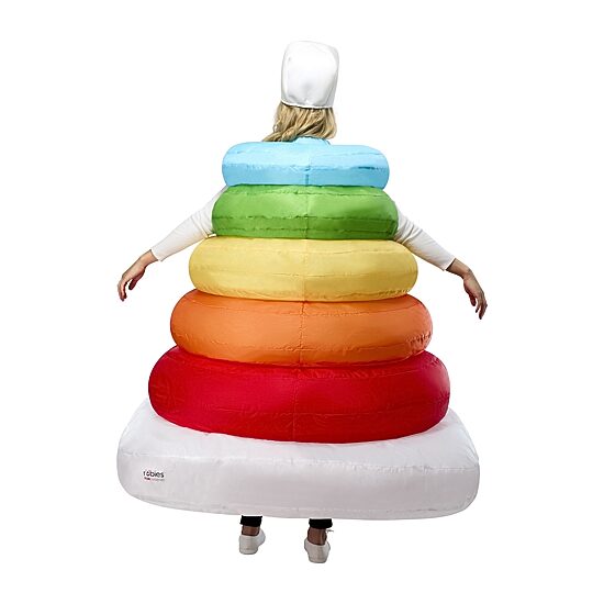 Unisex Adult Fisher Price Rock-A-Stack Inflatable 3-pc. Costume