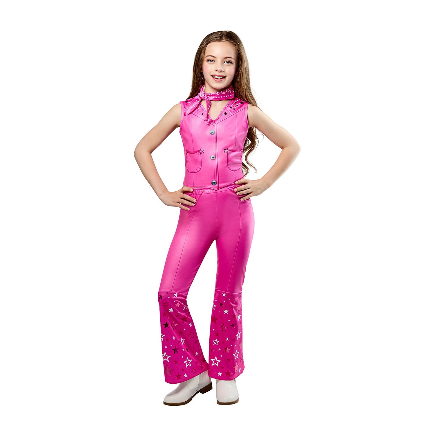 Little & Big Kid Girls Barbie Movie: Western Barbie Barbie 3-pc. Costume