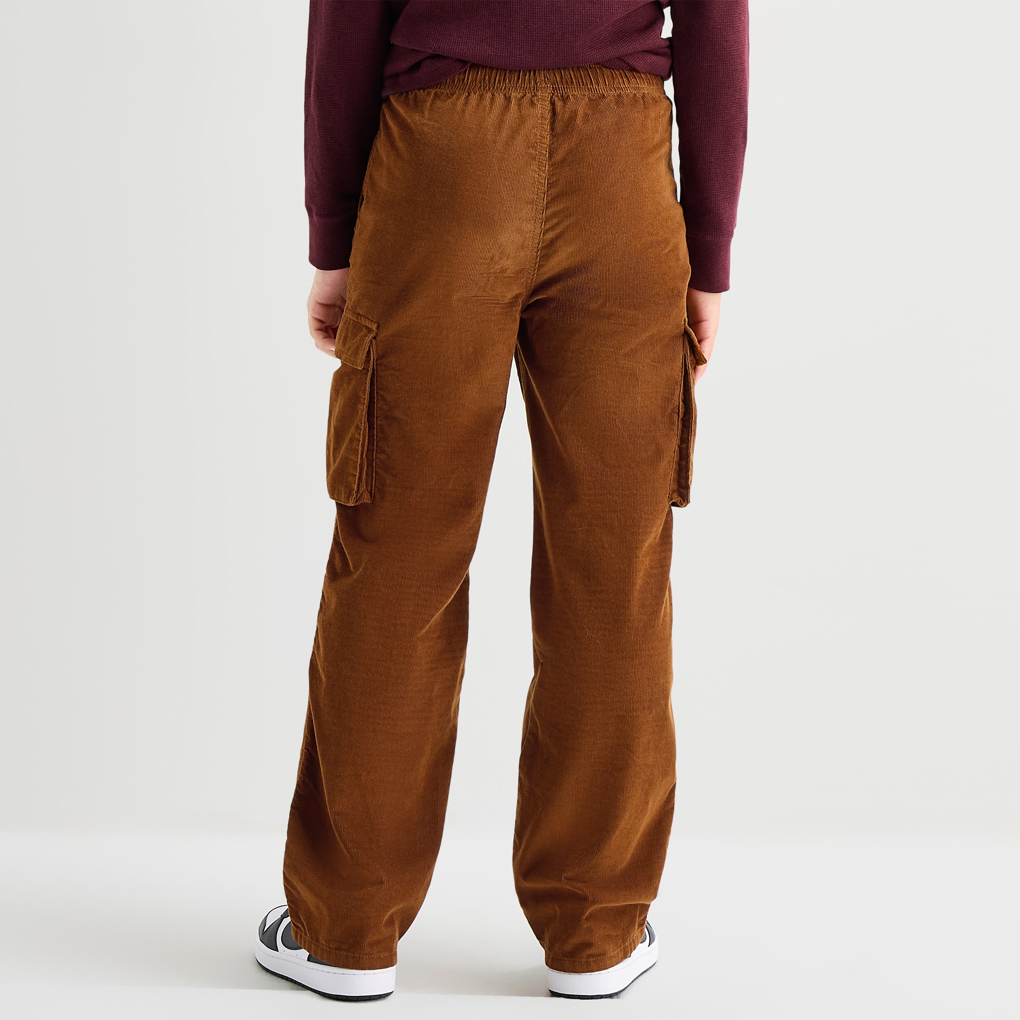 Thereabouts Pull-On Cargo Little & Big Kid Boys Straight Regular Fit Corduroy Pant