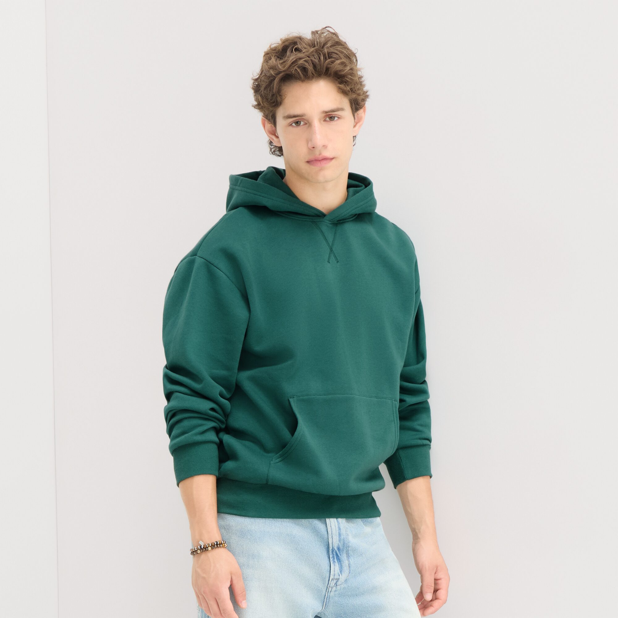 Arizona Mens Long Sleeve Fleece Hoodie