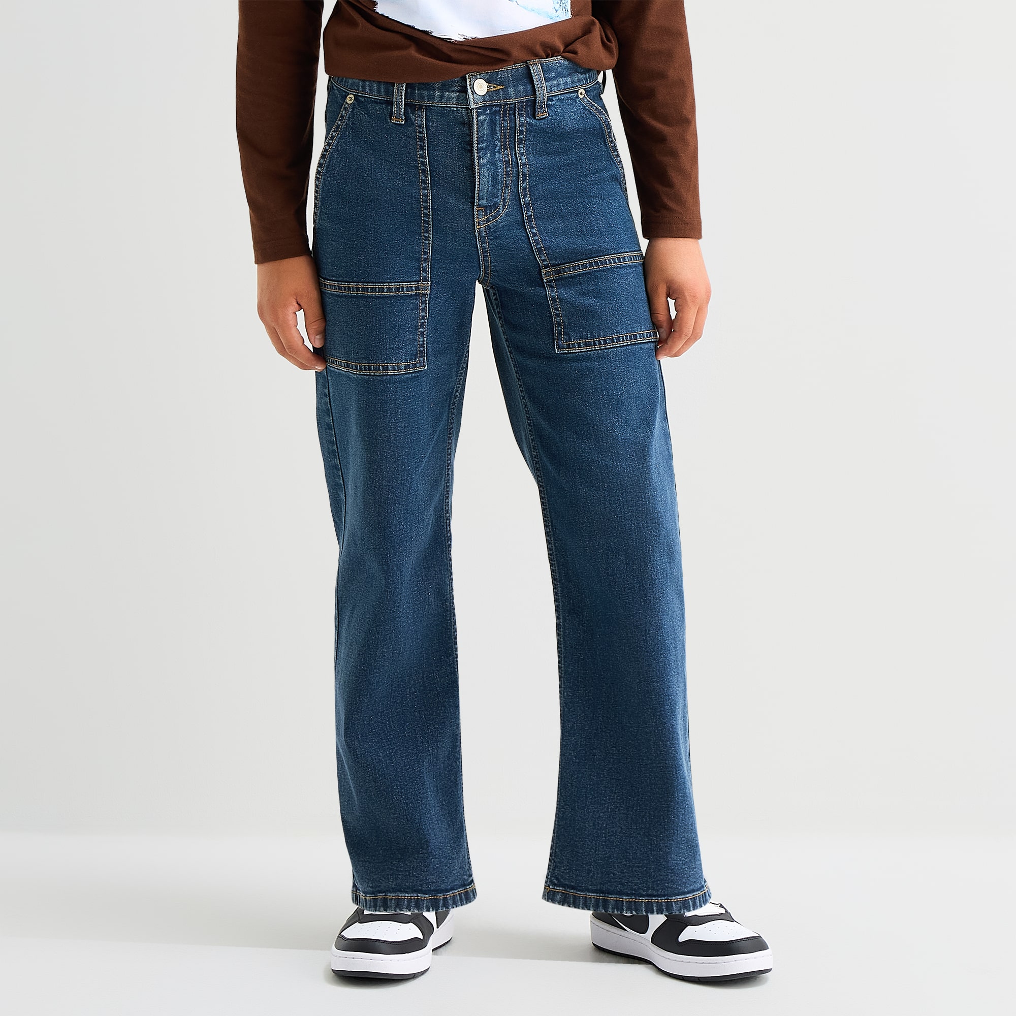 Thereabouts Little & Big Kid Boys Adjustable Waist Baggy Fit Jean