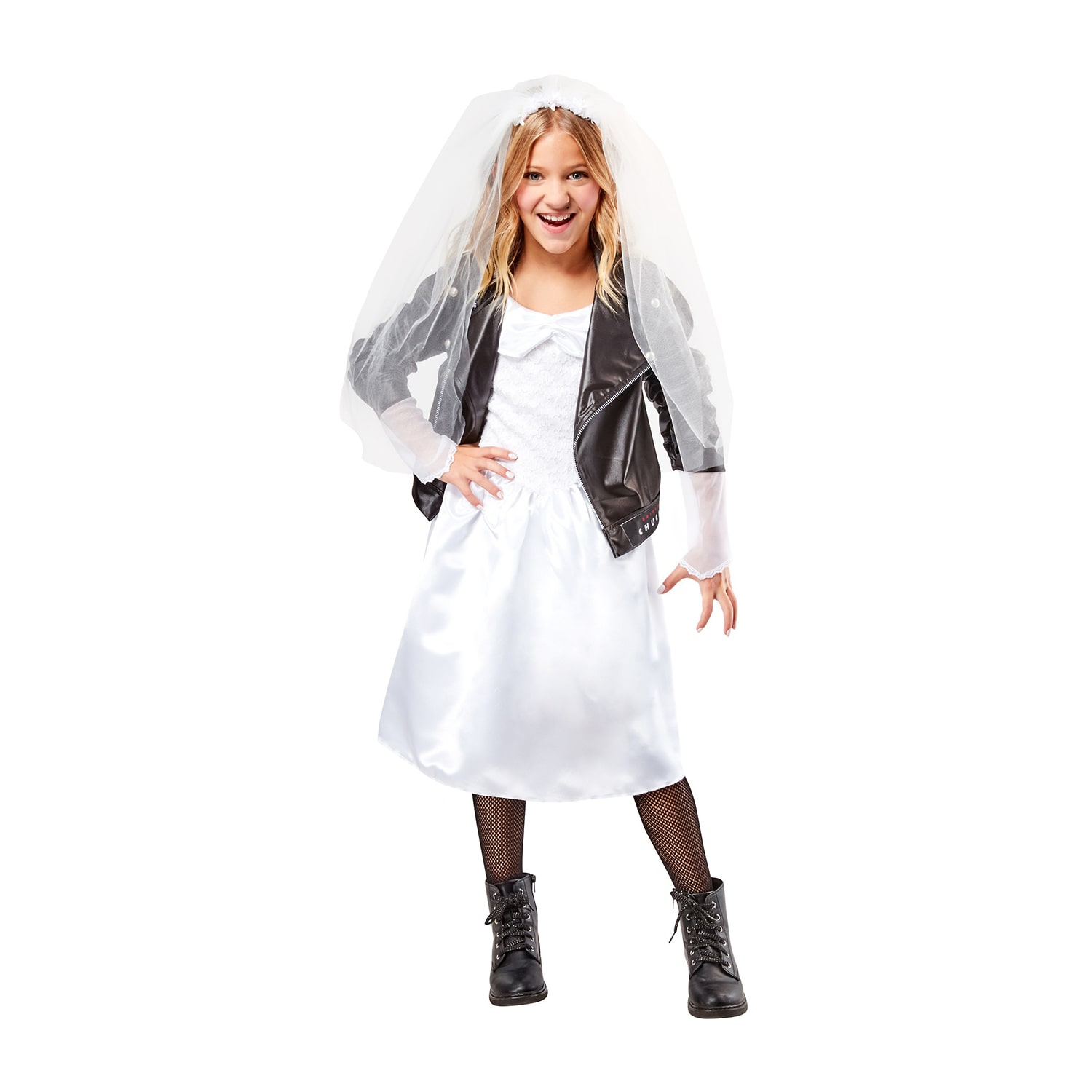 Little & Big Kid Girls Bride Of Chucky Chucky 4-pc. Costume