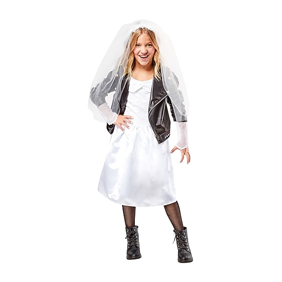 Little & Big Kid Girls Bride Of Chucky Tiffany Chucky 4-pc. Costume