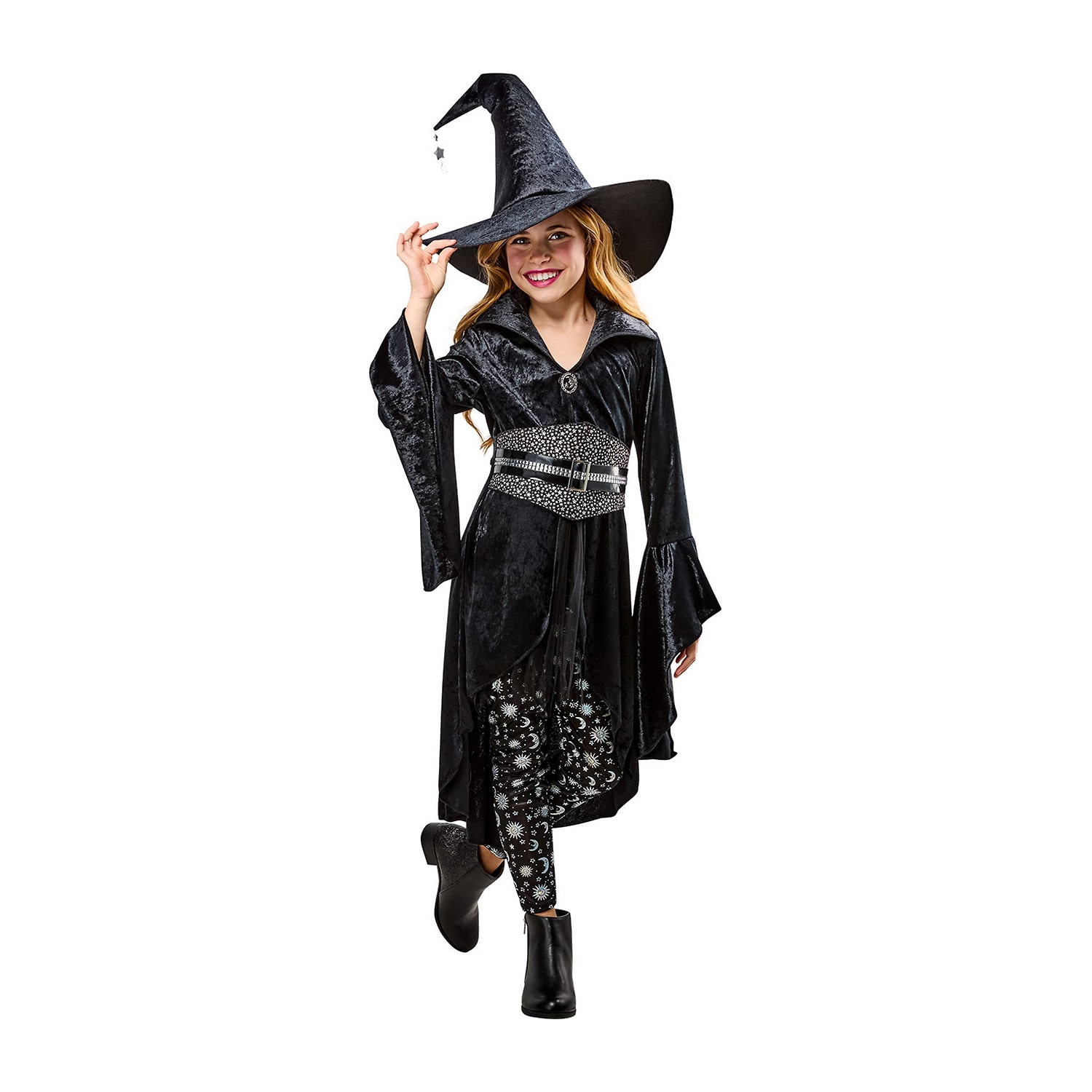 Little & Big Kid Girls Coven Witch 3-pc. Costume