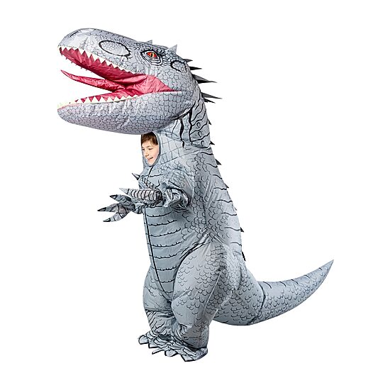 Little & Big Kid Unisex Indominus Rex Inflatable Jurassic World 2-pc. Costume
