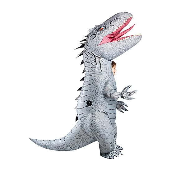 Little & Big Kid Unisex Indominus Rex Inflatable Jurassic World 2-pc. Costume