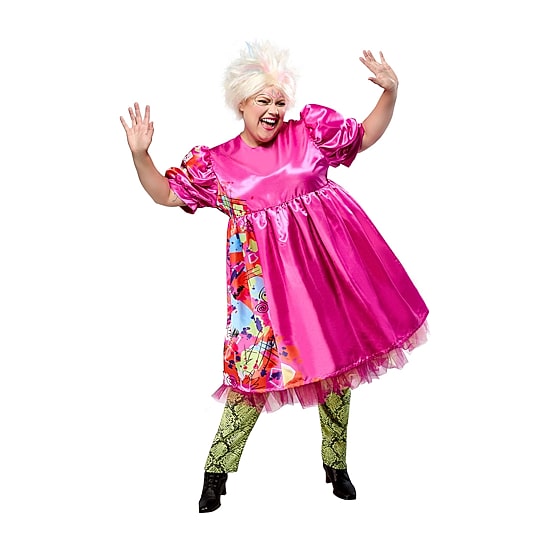 Womens Plus Barbie Movie: Weird Barbie 2-pc. Costume