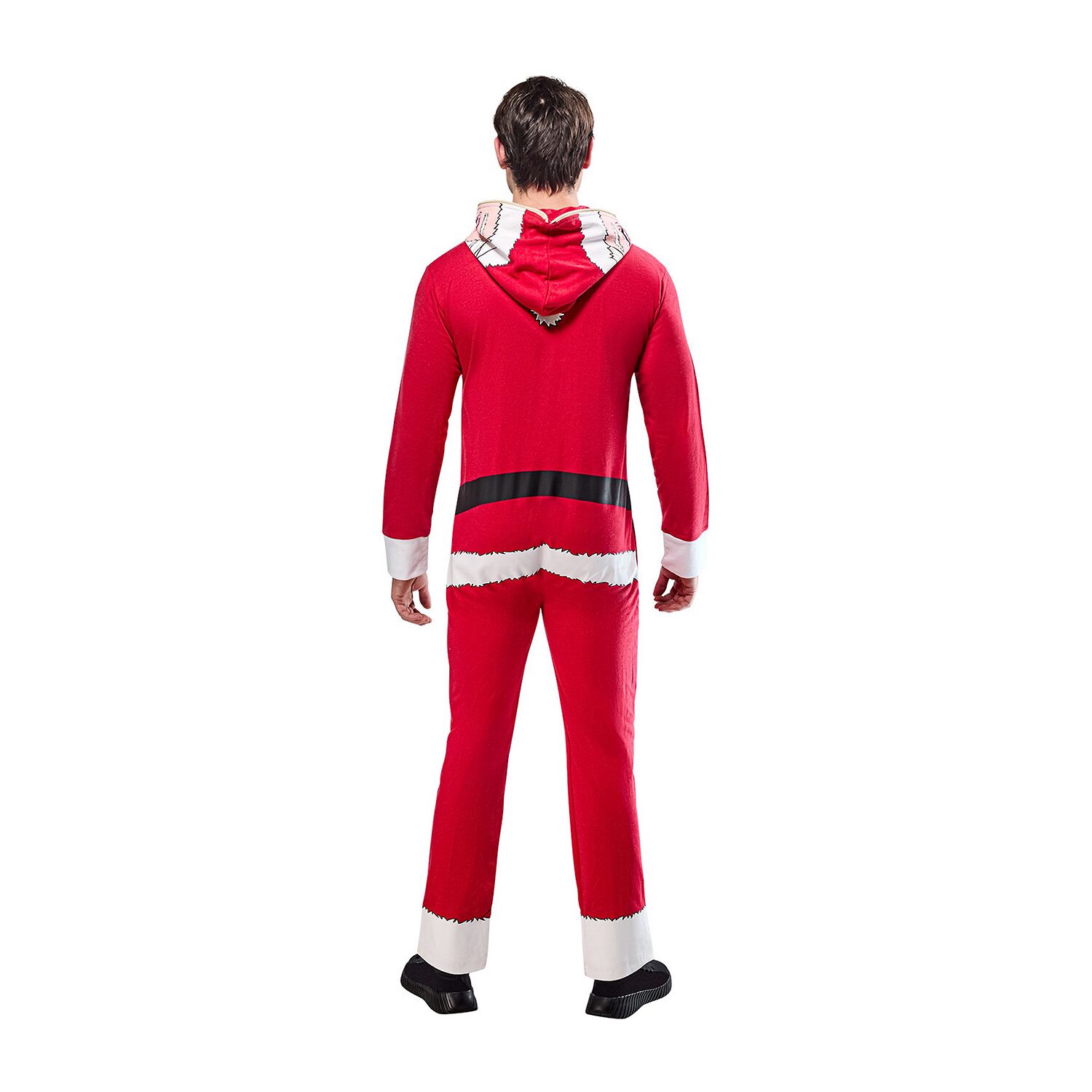 Unisex Adult Santa Hooded Zipster Costume