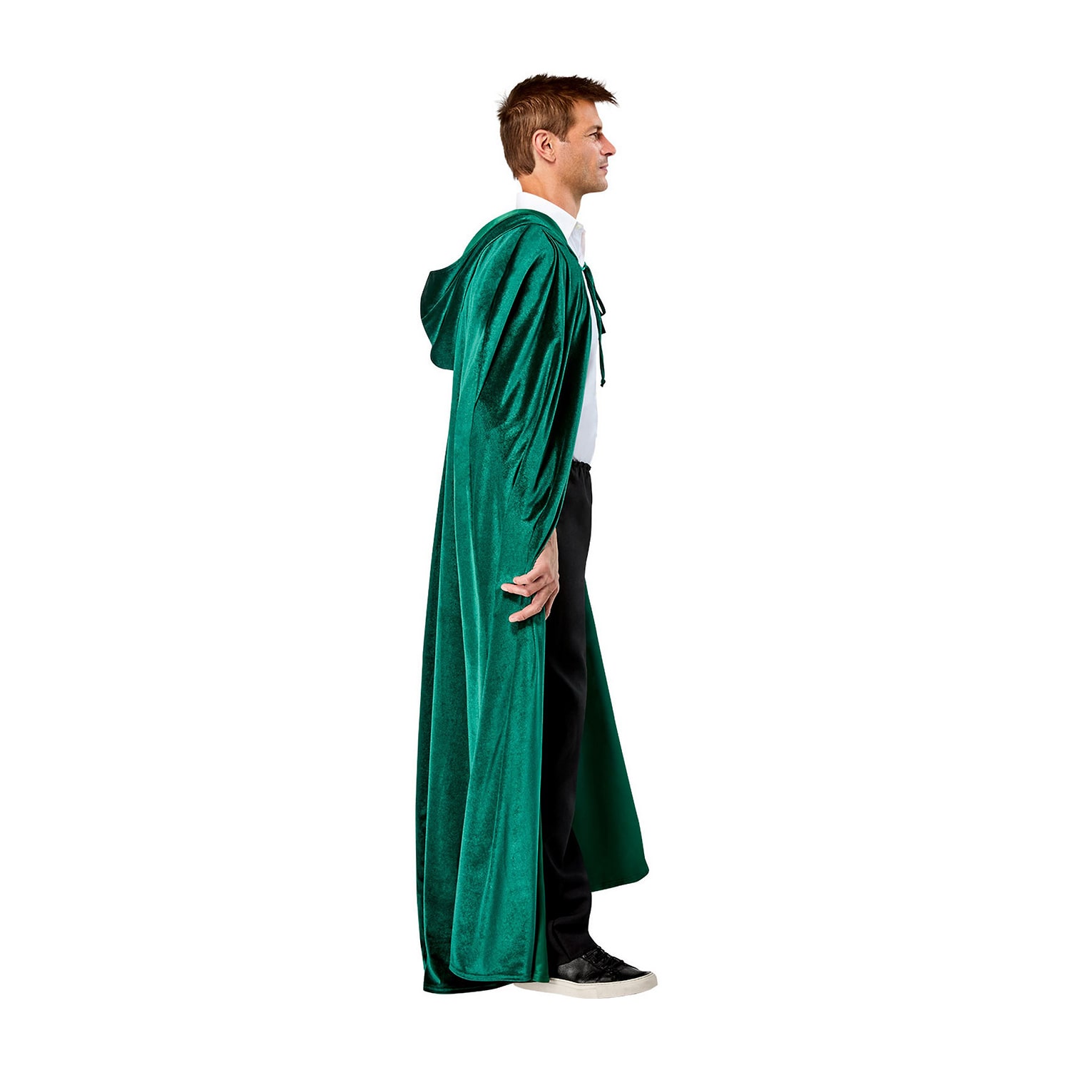 Unisex Adult Green Hooded Cloak Costume
