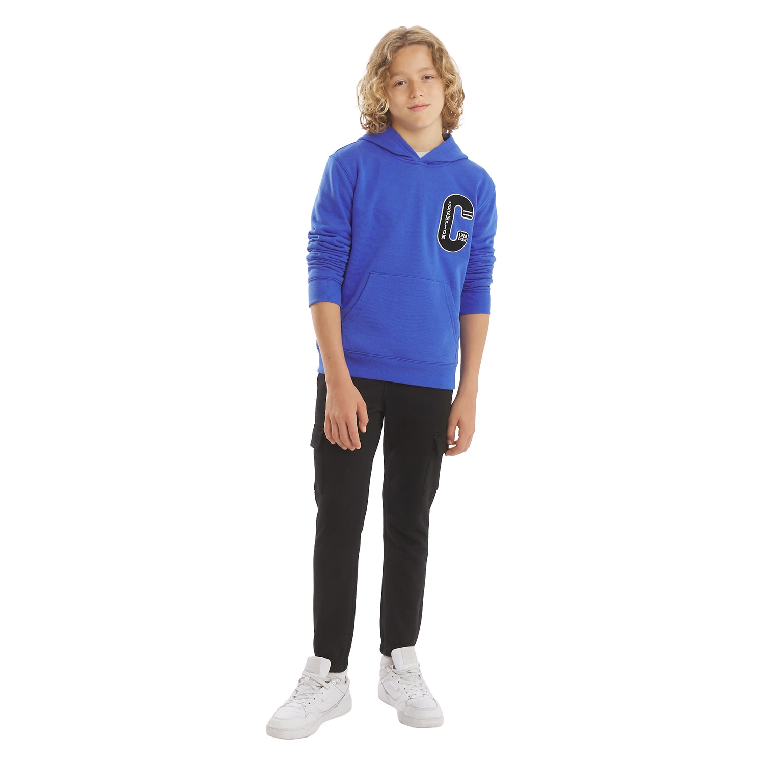 Champion Big Kid Boys Long Sleeve Fleece Active Hoodie