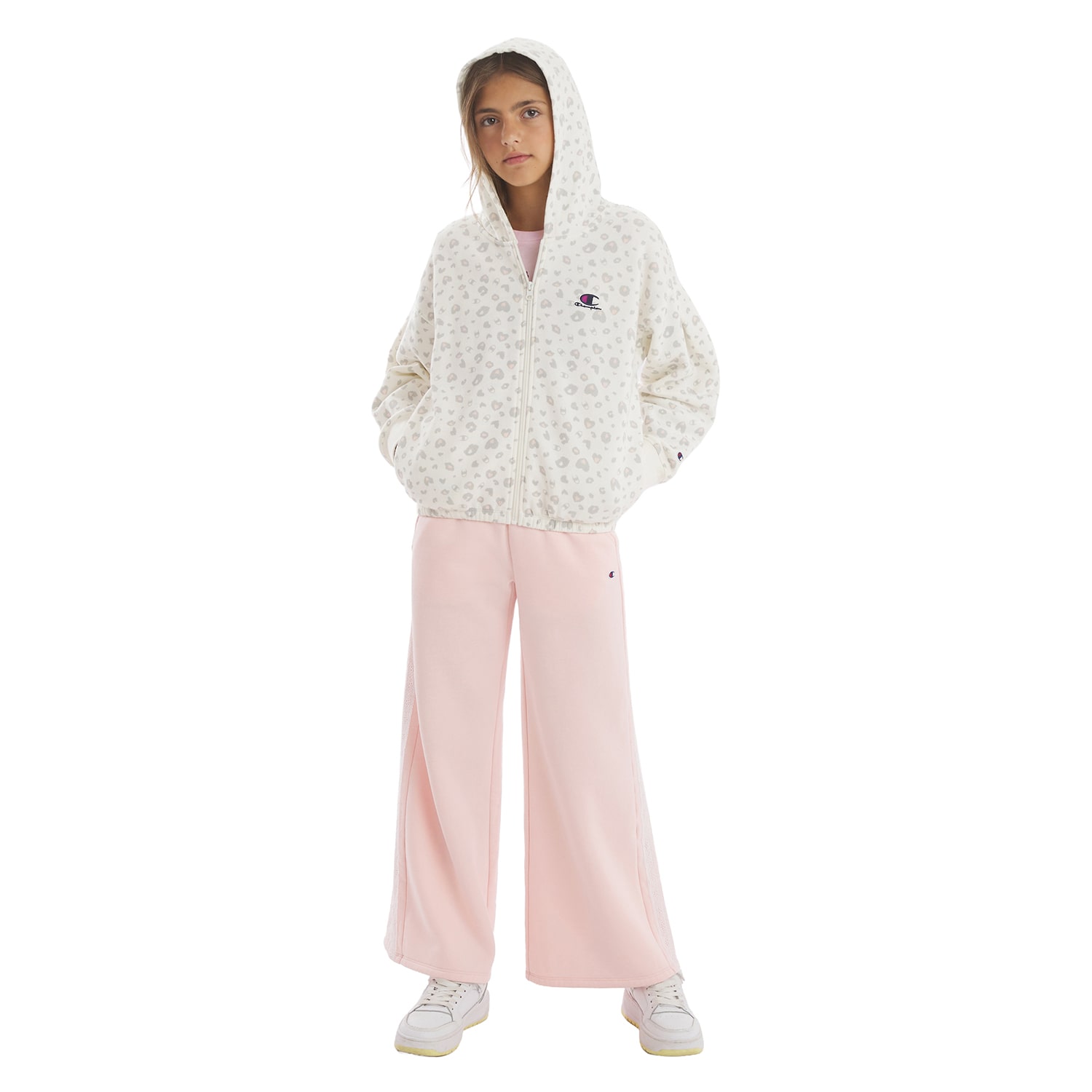 Champion Big Kid Girls Long Sleeve Fleece Active Hoodie