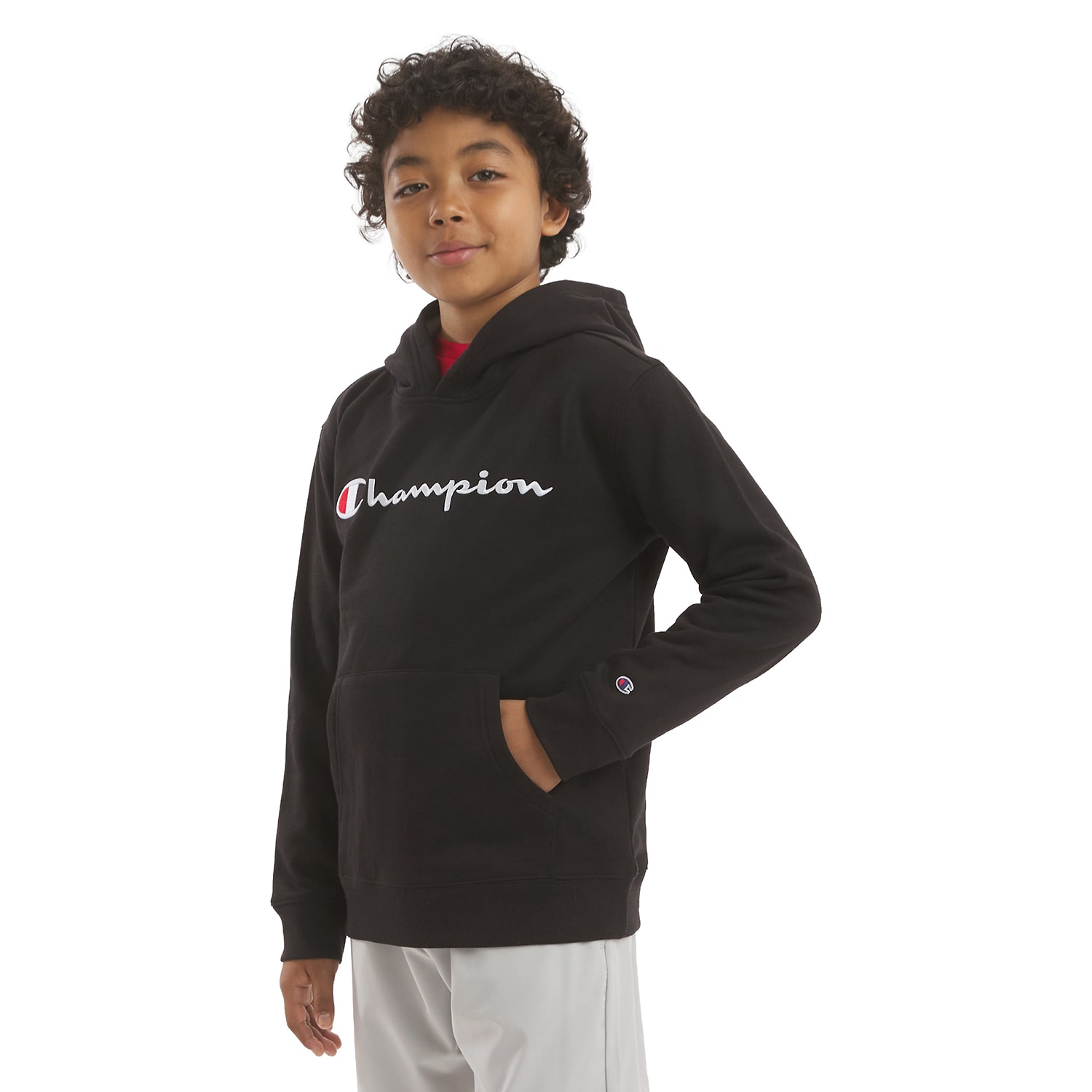 Champion Big Kid Boys Long Sleeve Fleece Active Hoodie