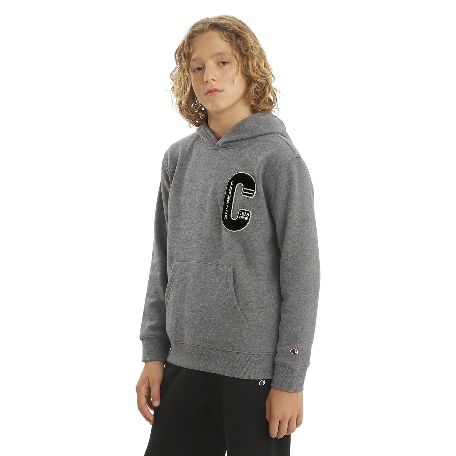 Champion Big Kid Boys Long Sleeve Fleece Active Hoodie