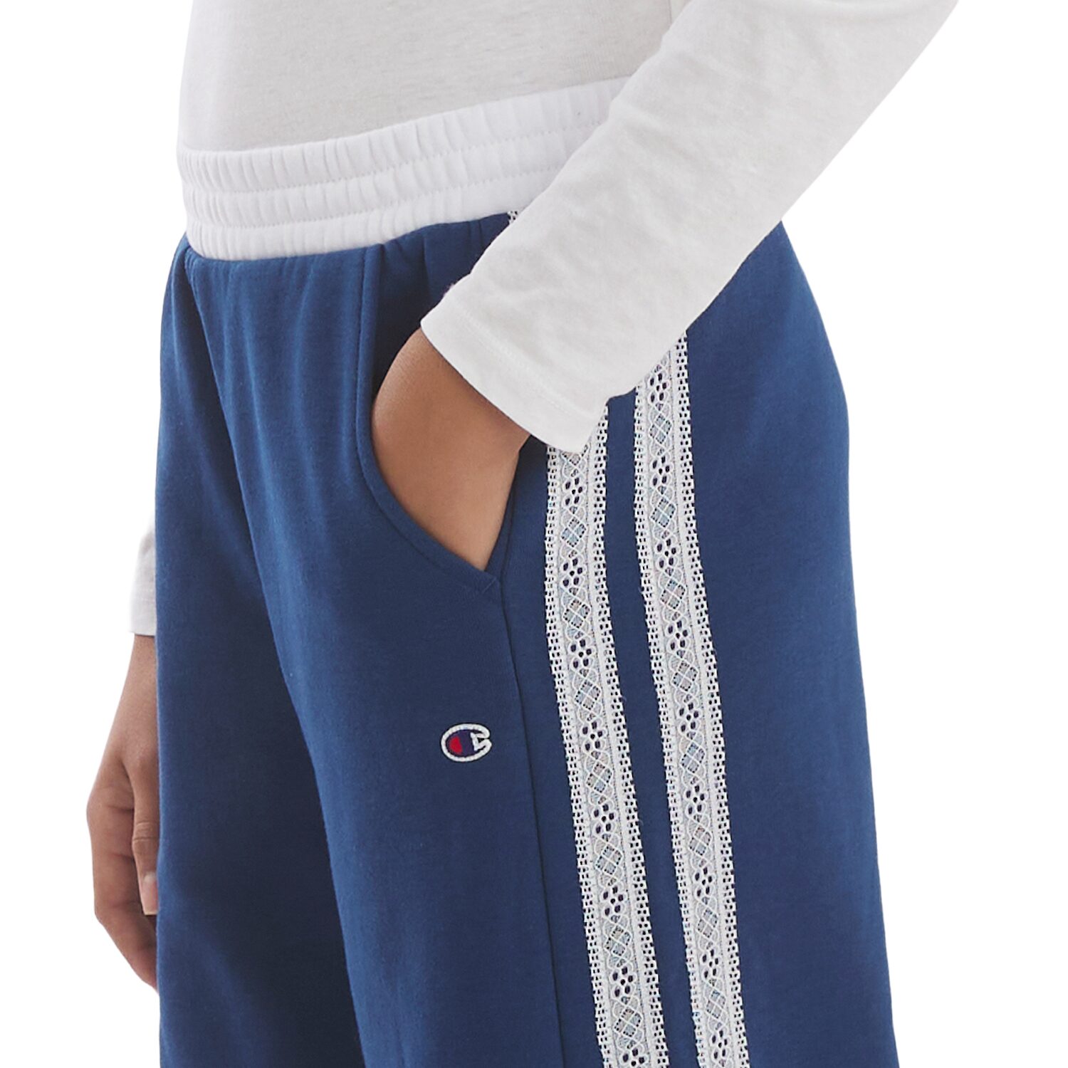 Champion Big Kid Girls Wide Leg Classic Fit Pull-On Pant