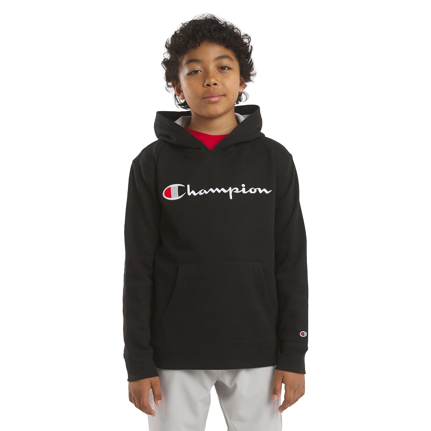 Champion Big Kid Boys Long Sleeve Fleece Active Hoodie