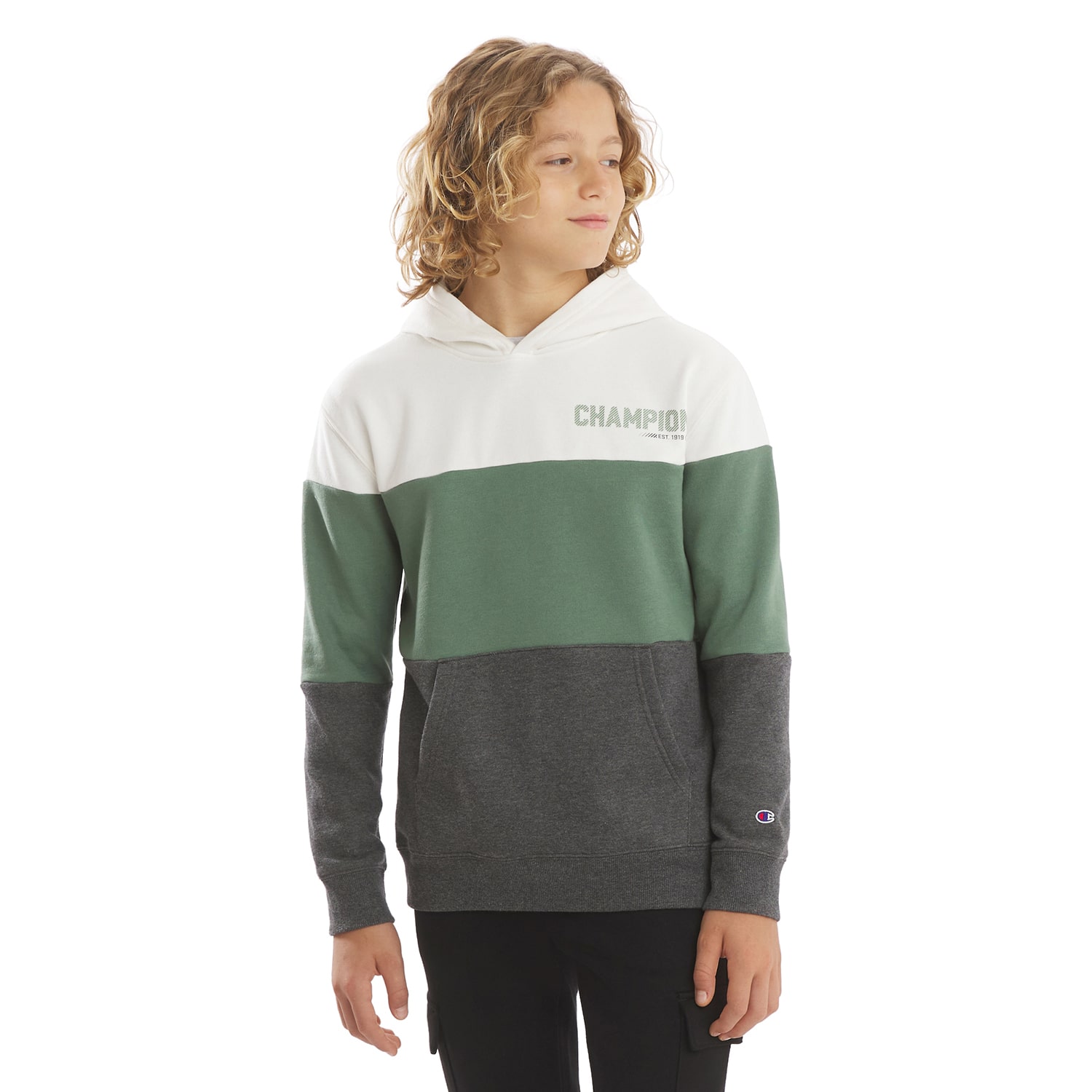 Champion Big Kid Boys Long Sleeve Fleece Active Hoodie