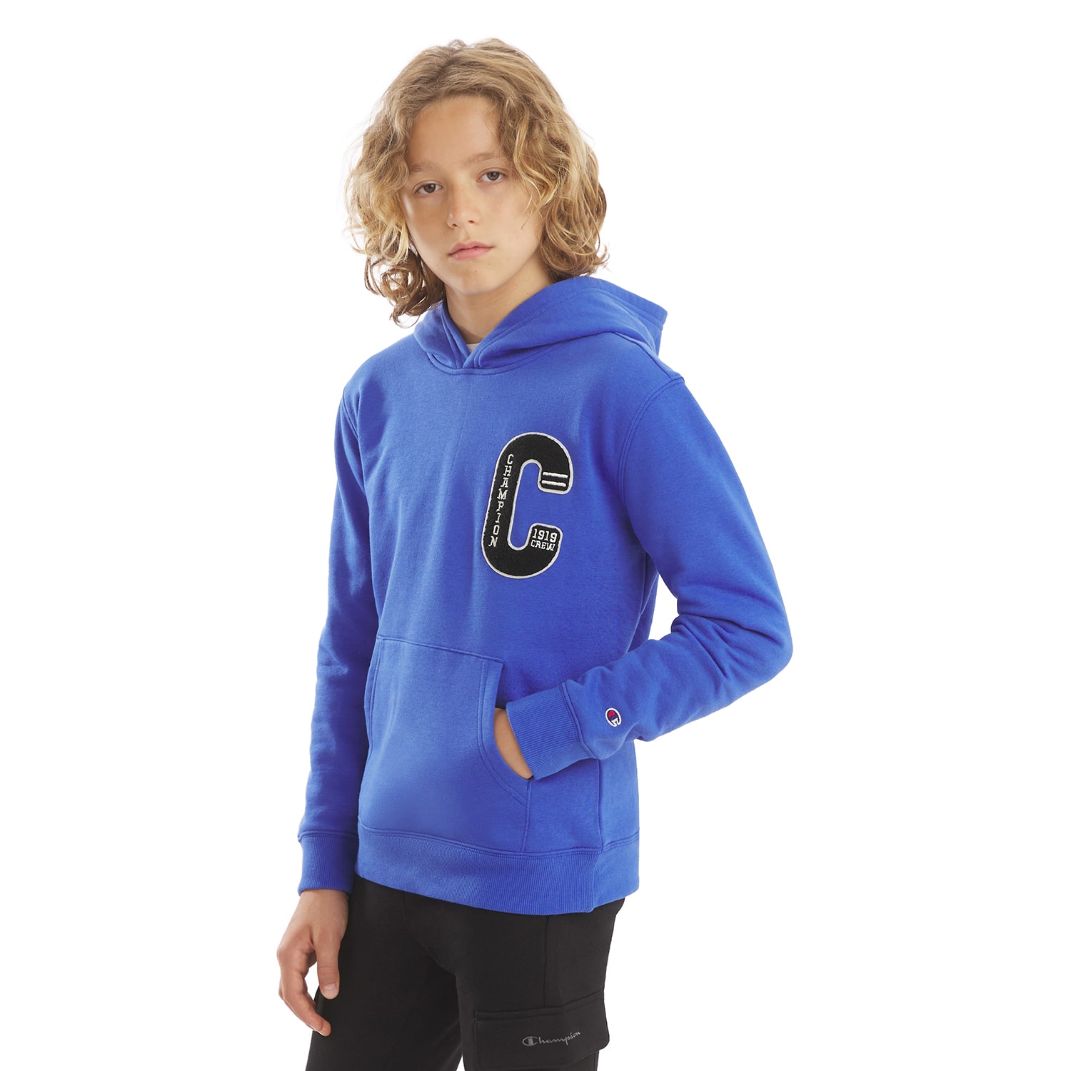 Champion Big Kid Boys Long Sleeve Fleece Active Hoodie