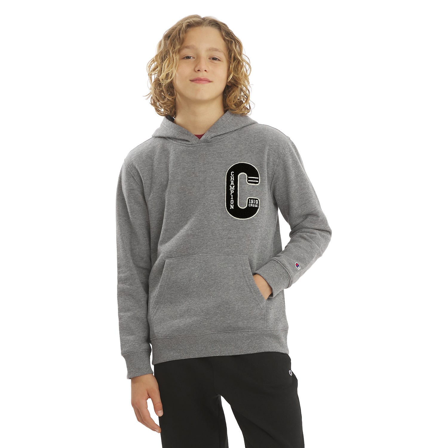 Champion Big Kid Boys Long Sleeve Fleece Active Hoodie