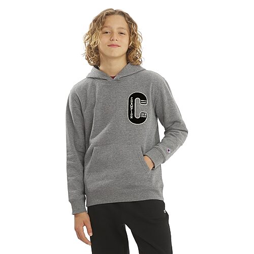 Champion Big Kid Boys Long Sleeve Fleece Active Hoodie In Gray