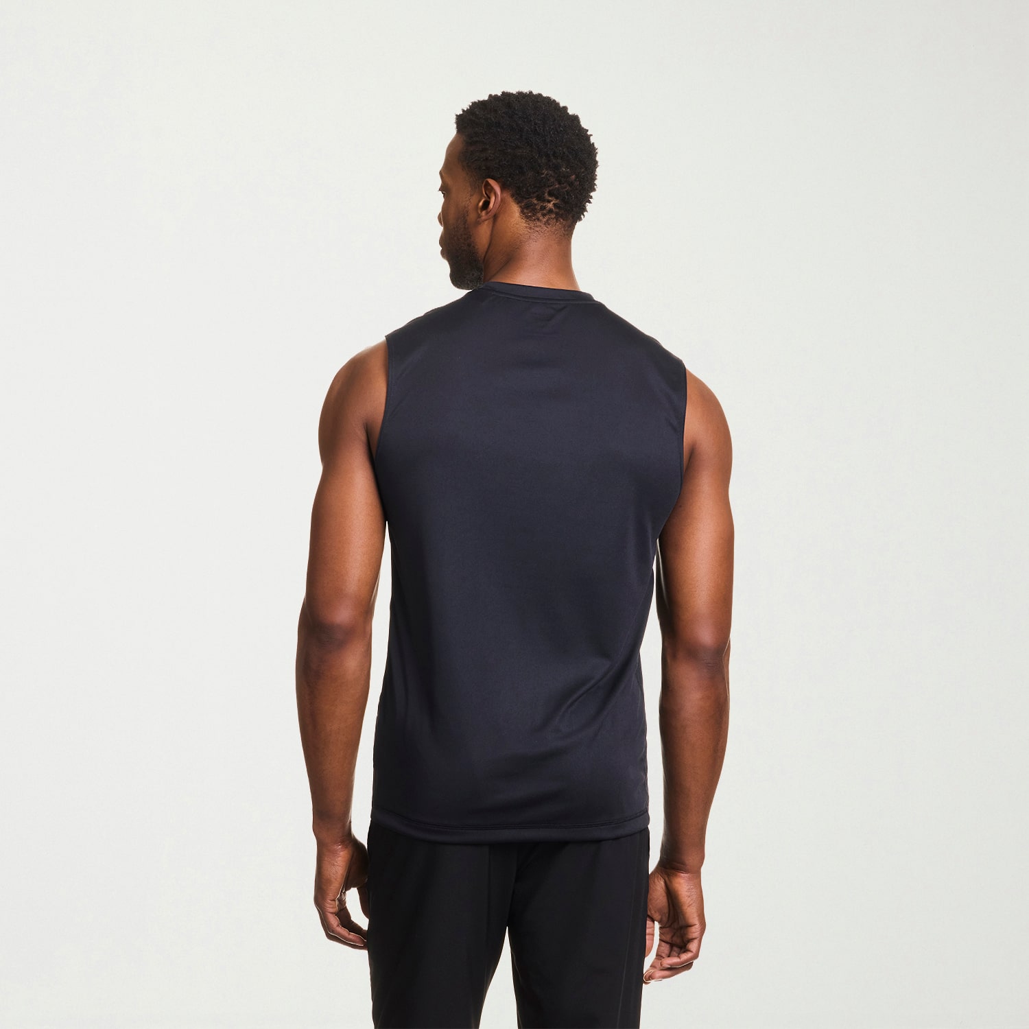 Reebok Mens Crew Neck Sleeveless Active T-Shirt