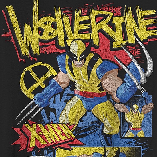 Novelty Mens Crew Neck Short Sleeve Regular Fit Marvel Graphic T-Shirt