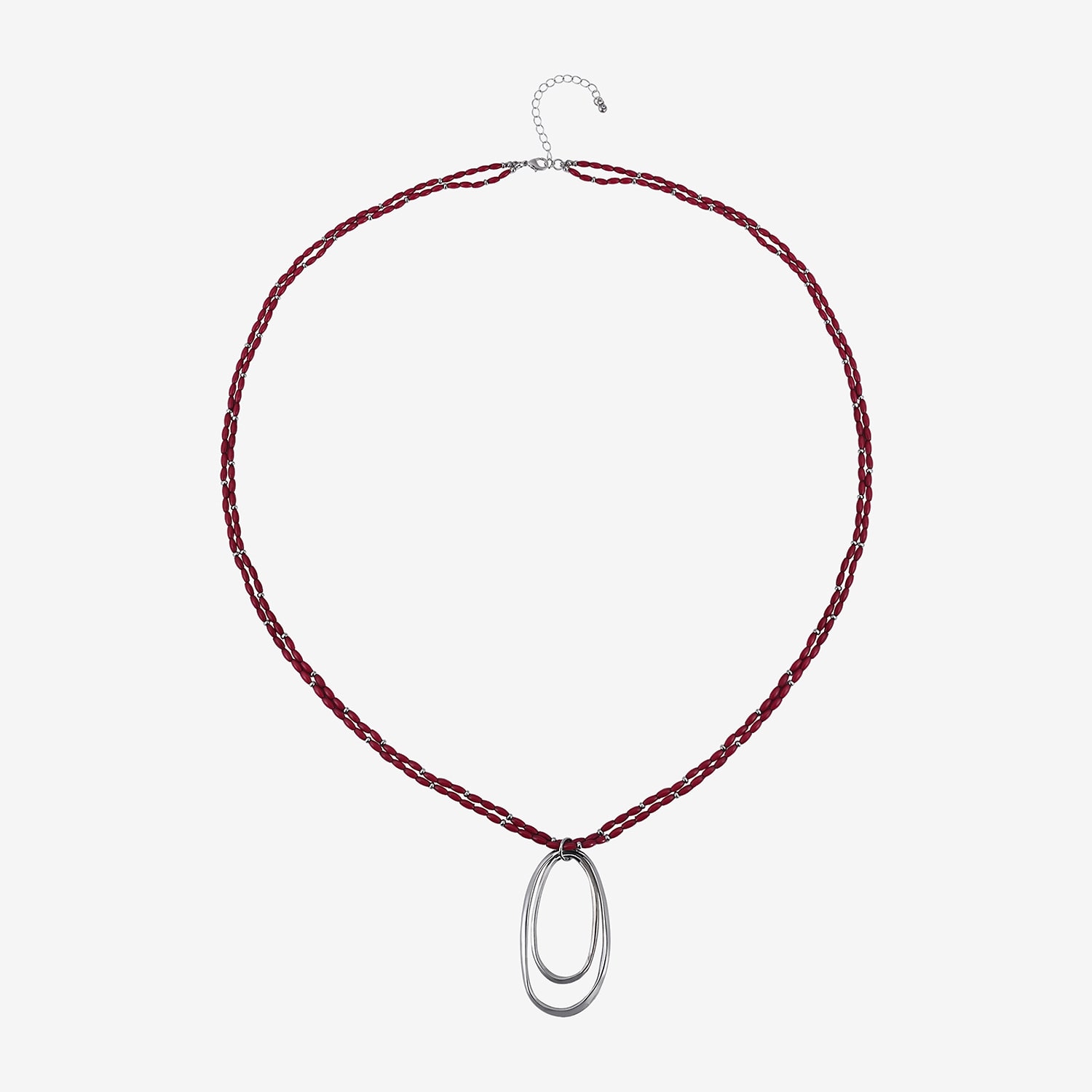 Mixit Womens 34 Inch Beaded Necklace