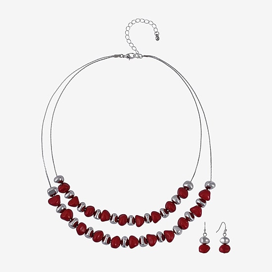 Mixit Womens 2-pc. Necklace Set
