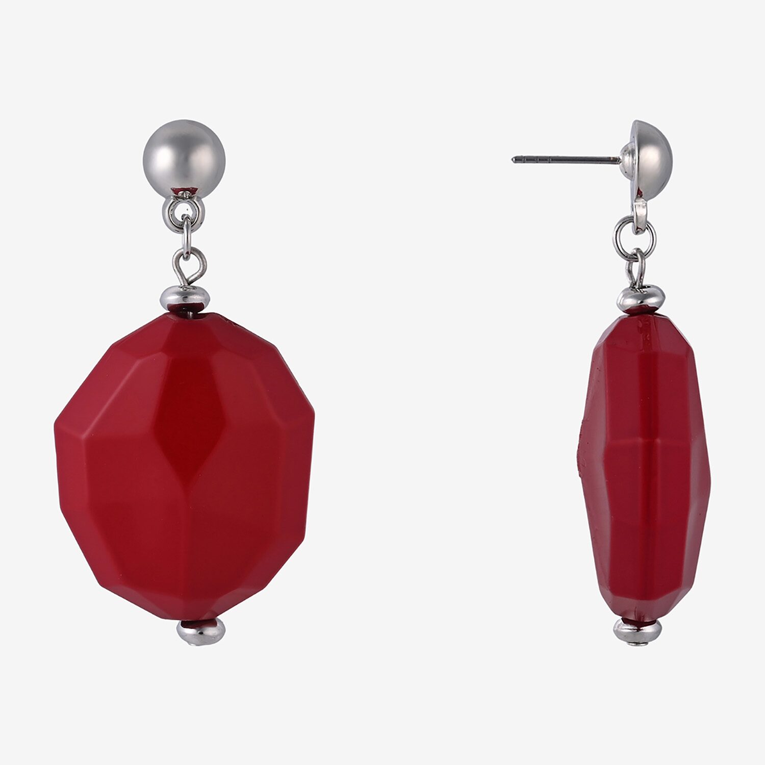 Mixit Womens Oblong Drop Earrings