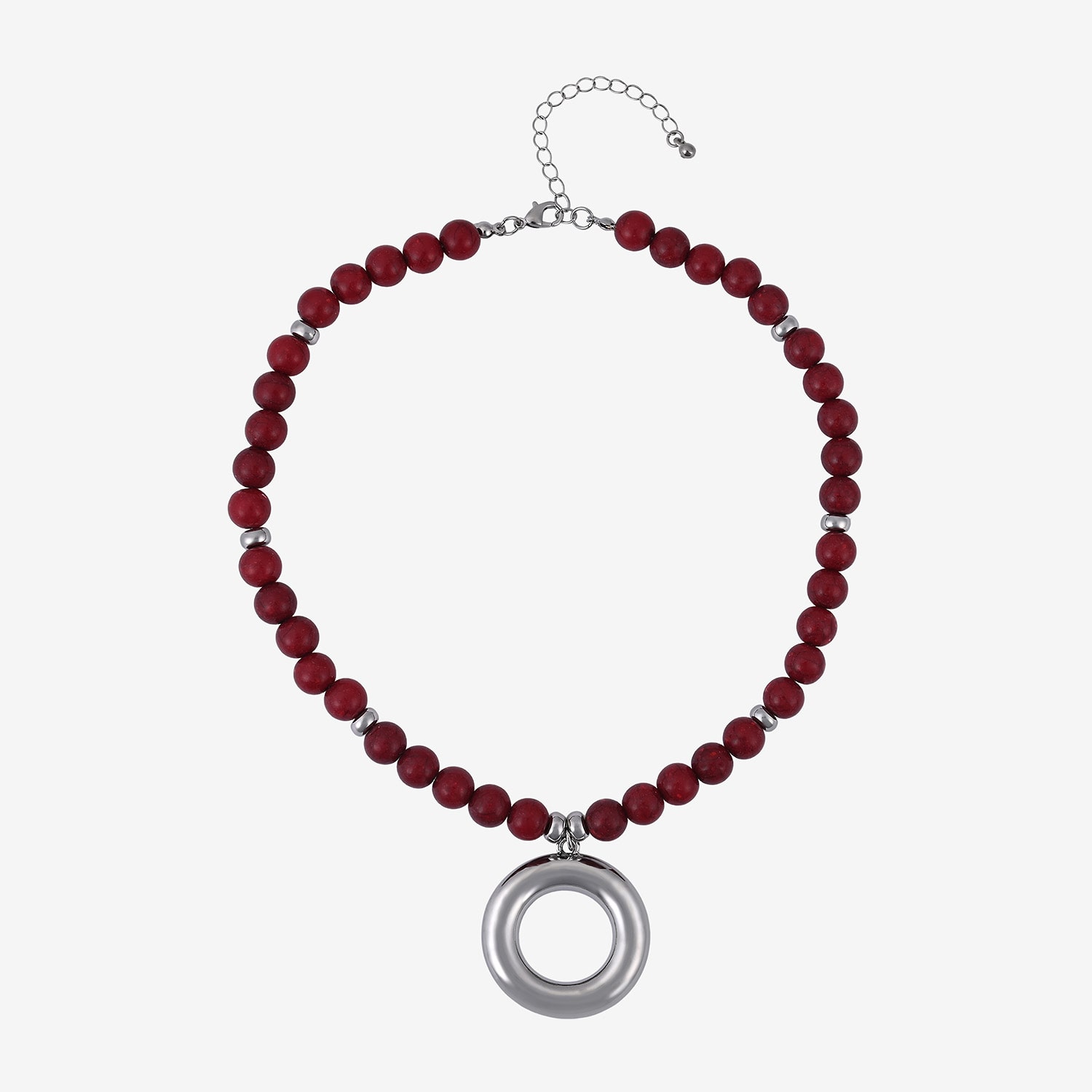 Mixit Womens 18 Inch Beaded Necklace