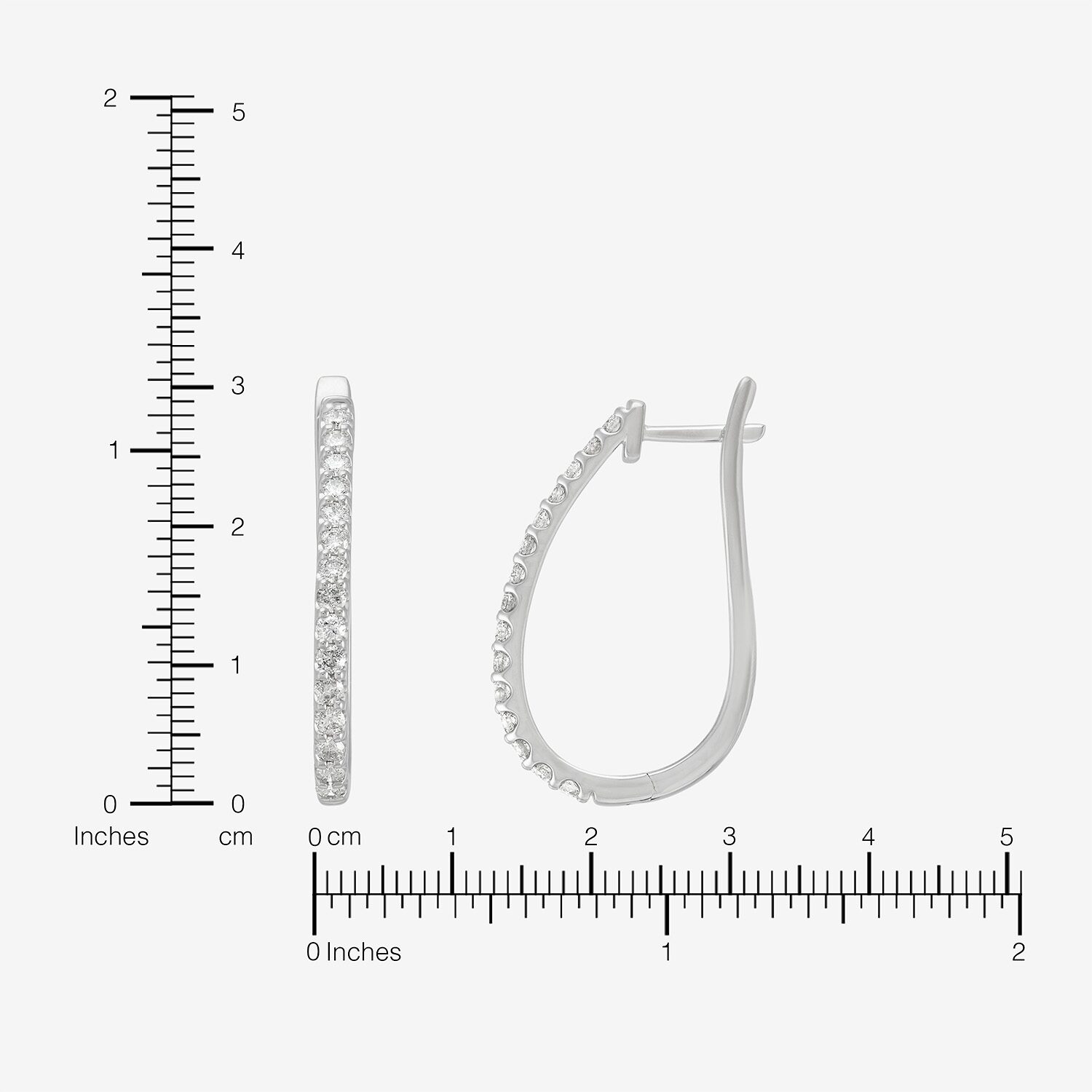 Limited Quantities! Womens 1 CT. T.W. Natural White Diamond 10K Gold 29.8mm Hoop Earrings