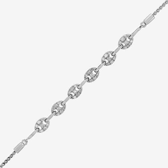 Limited Quantities! Womens 1/4 CT. T.W. Natural White Diamond Sterling Silver Bolo Bracelet