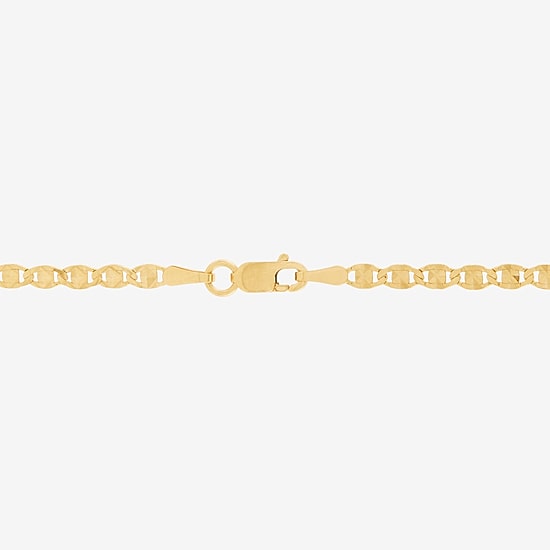 Made in Italy Womens 10K Gold 18 Inch Chain Necklace