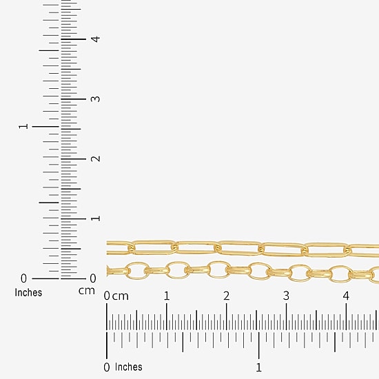 Bonded Brilliance Womens 14K Gold Bonded With Sterling Silver 7.25 Inch Solid Chain Bracelet