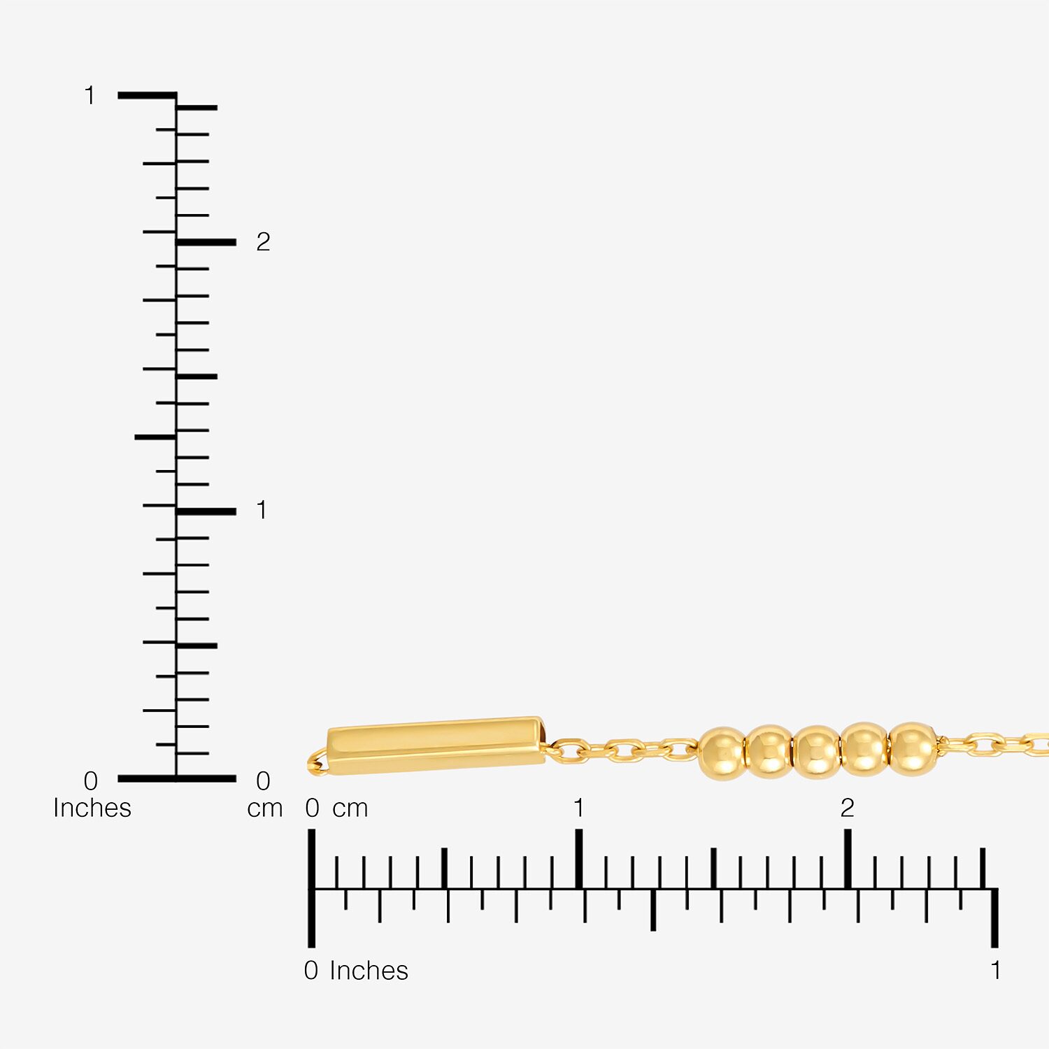 Bonded Brilliance Womens 14K Gold Bonded With Sterling Silver 7.5 Inch Solid Link Chain Bracelet