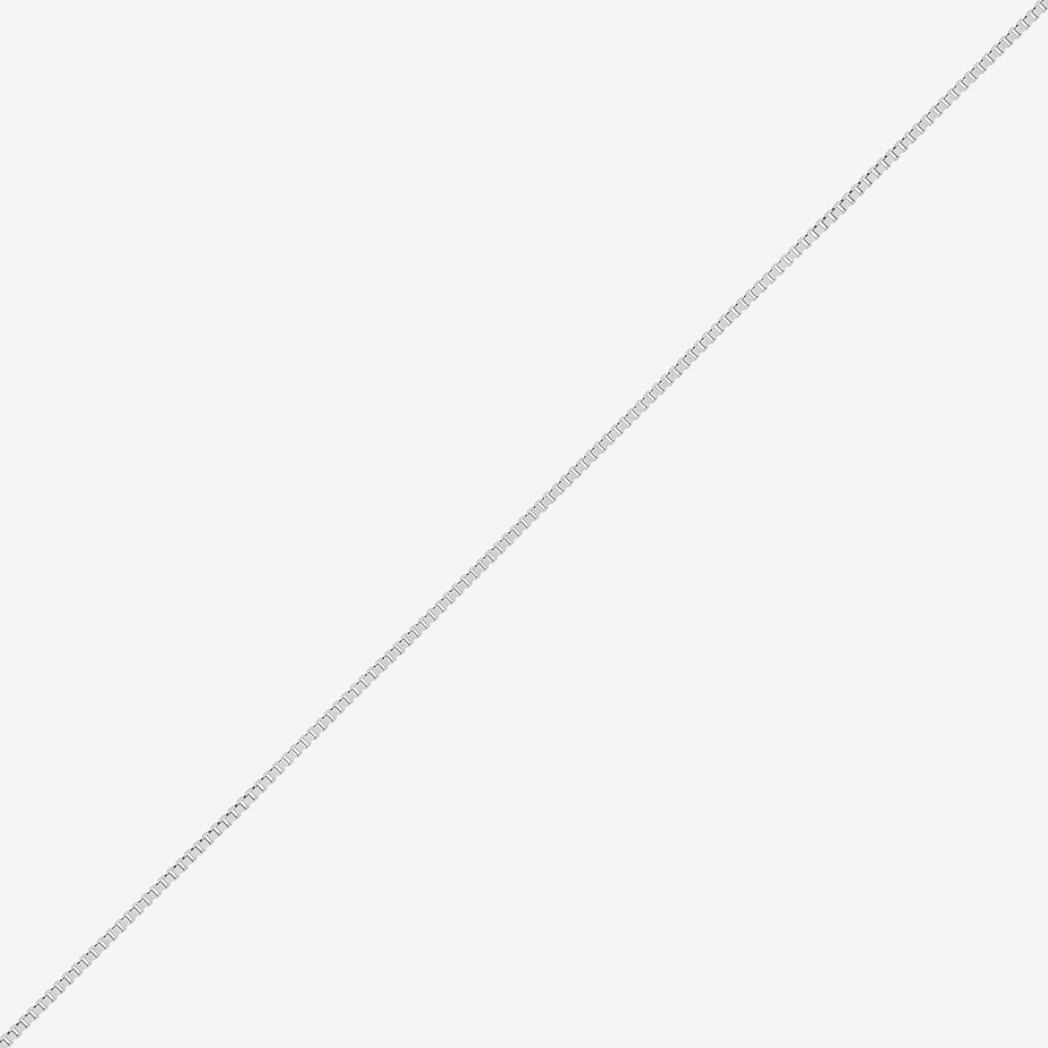 Womens Sterling Silver 18 Inch Box Chain Necklace